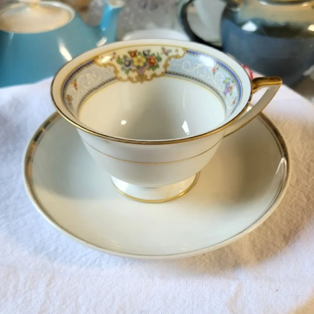 Vintage Thomas Bavaria teacup and saucer